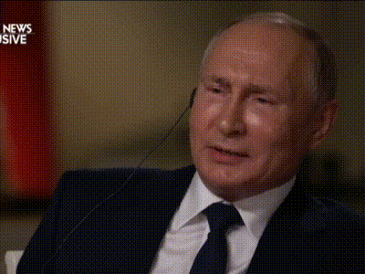Putin - Augenbraue