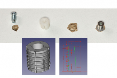 Entwicklung eines Dübels für 5 mm Systemschrauben